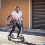 Risultati della ricehista : accordionist while play on the scooter 